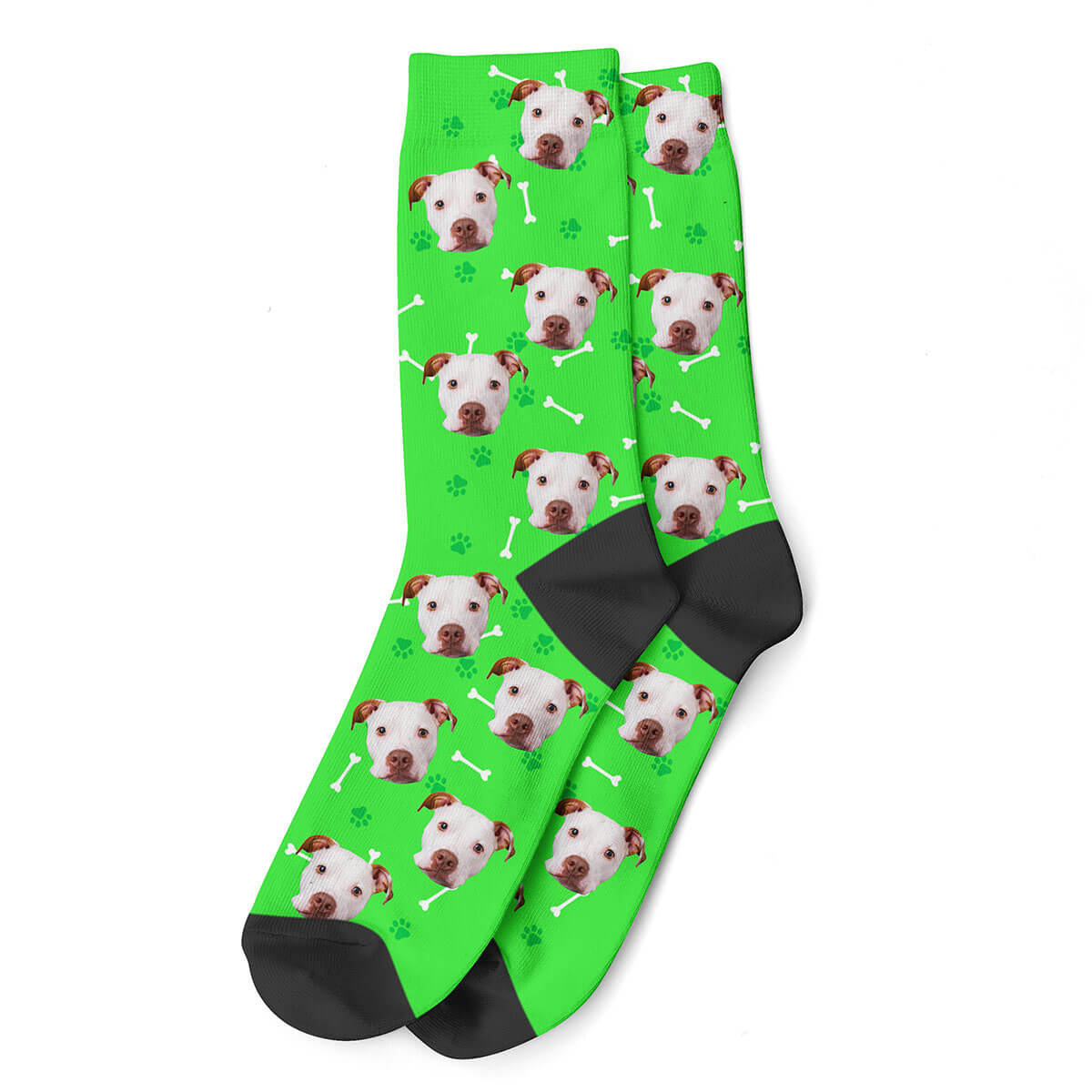 Grand Pet Auto Socks - Calcetines personalizados con foto de tu perro